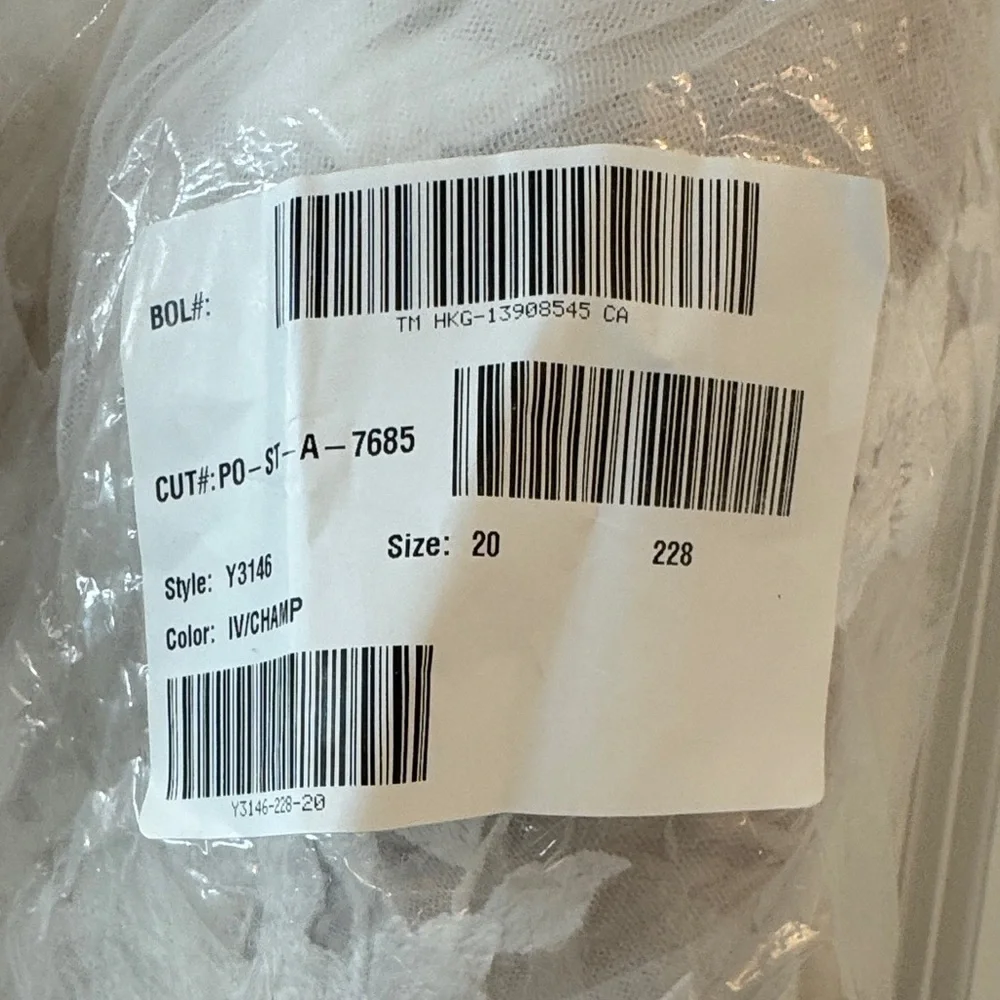 NWT Size 20 Sophia Tolli Wedding Dress Y3146 - Picture 4 of 16